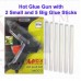 OKaeYa 80 WATT (80W) Hot melt Glue Gun with Free Hot Melt Glue Sticks (8 Pcs)(80w Gluegun)